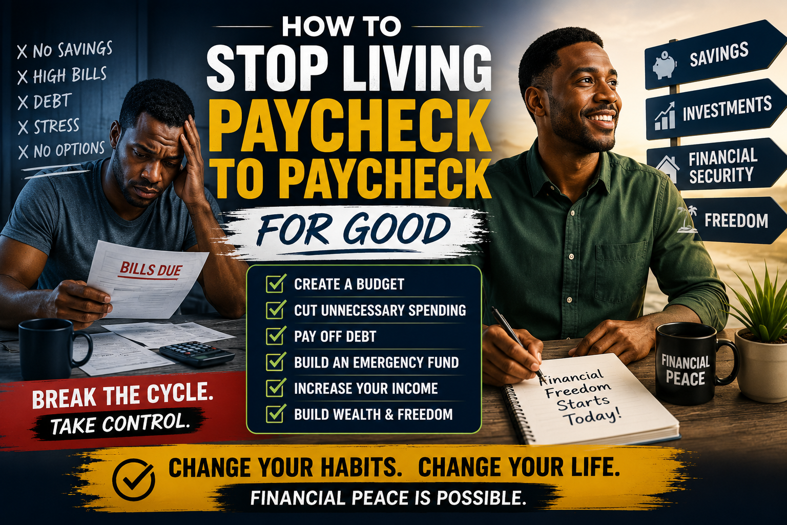How to Stop Living Paycheck to Paycheck for Good